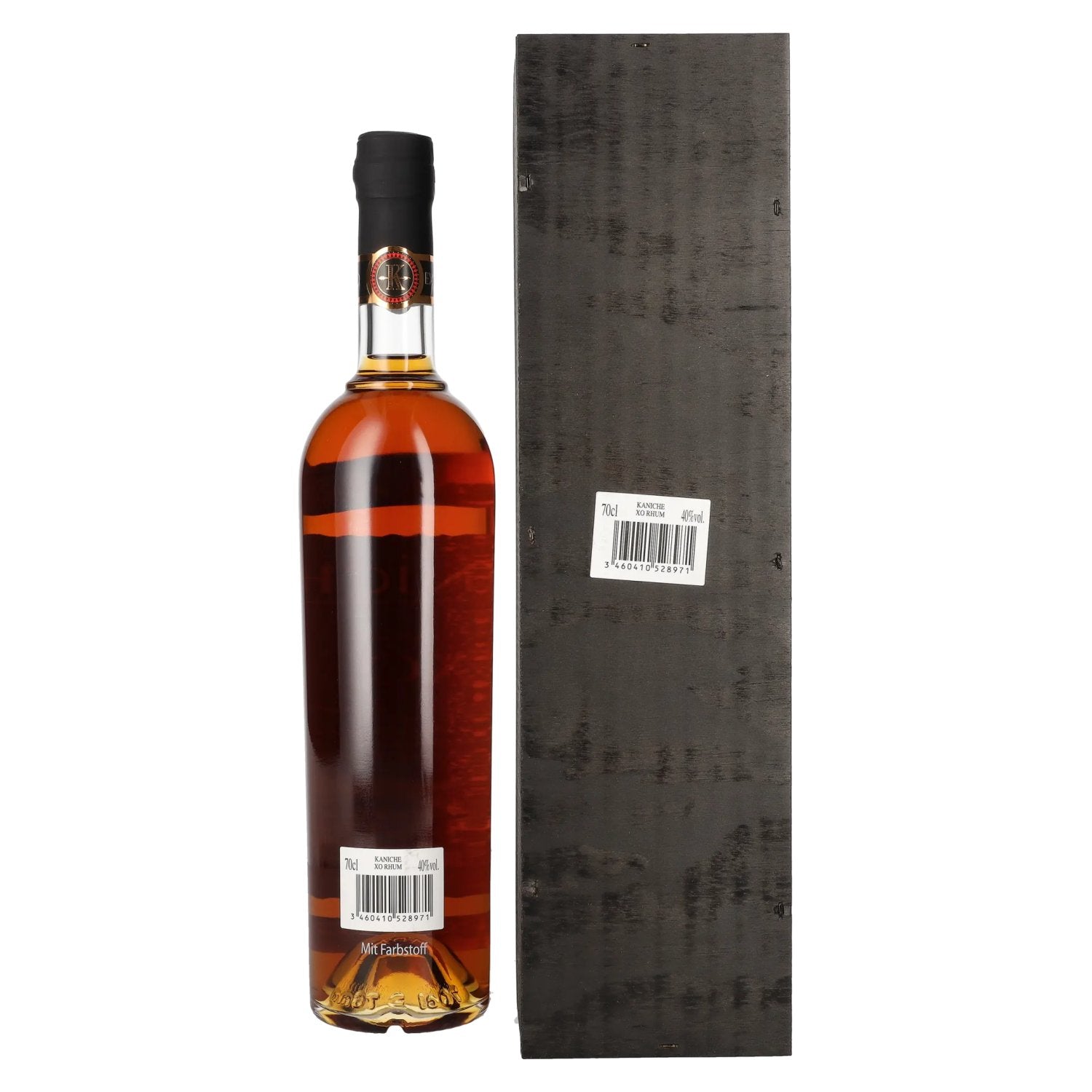 Kaniché Rum XO Double Wood Artisanal Rum 40% Vol. 0,7l in Holzkiste