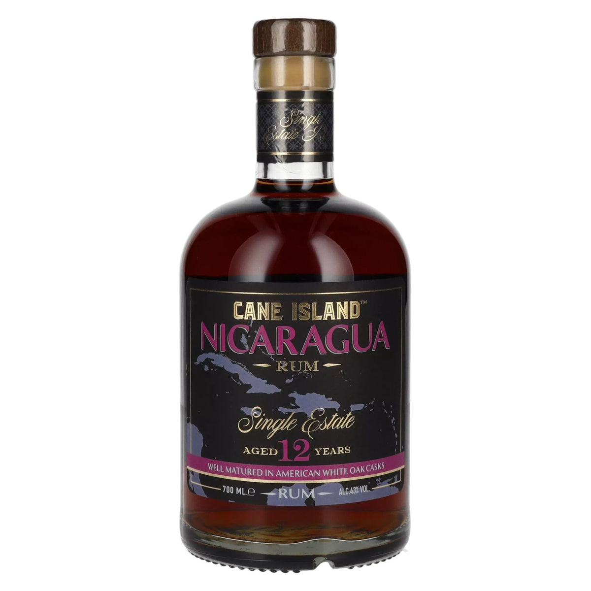 Cane Island Rum NICARAGUA 12 Years Old Single Estate Rum 43% Vol. 0,7l