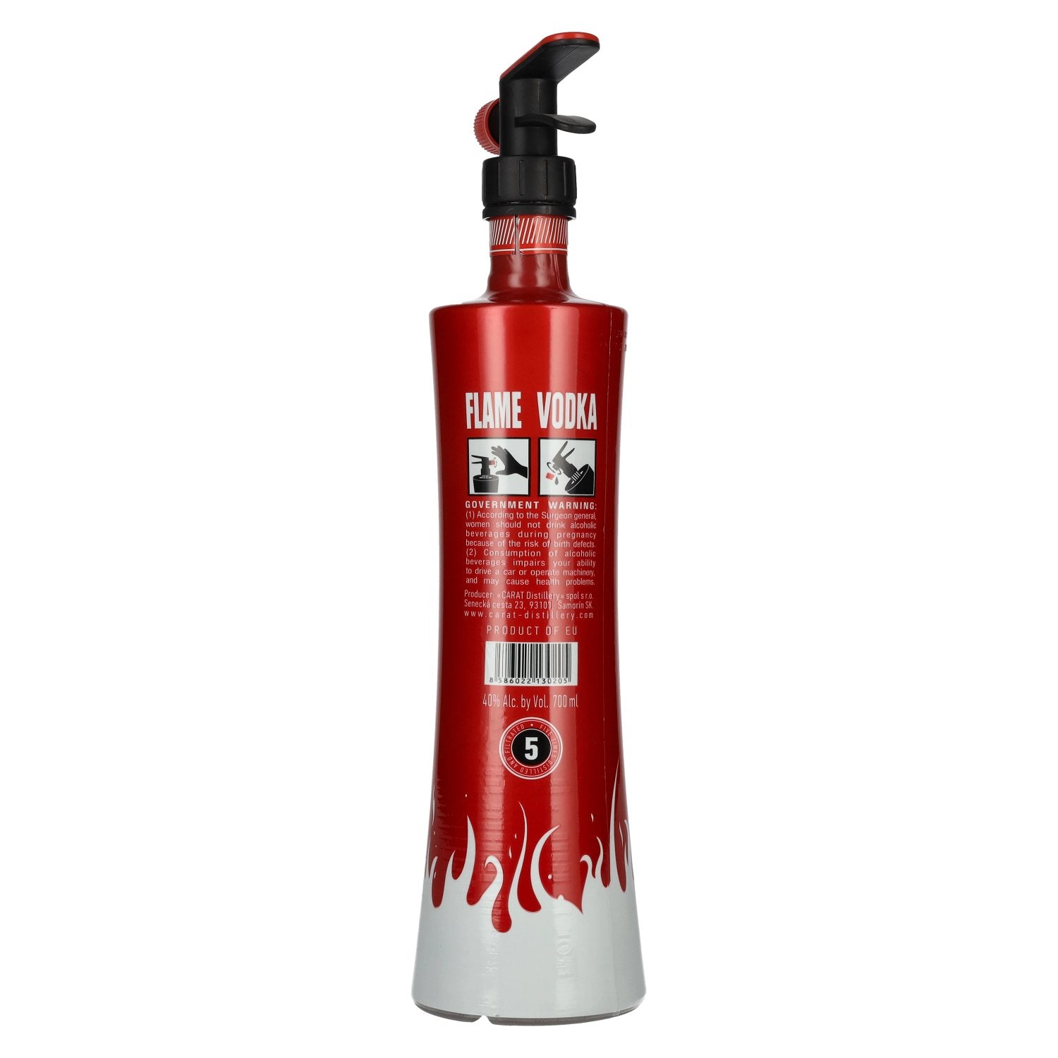 THE FLAME Vodka 40% Vol. 0,7l