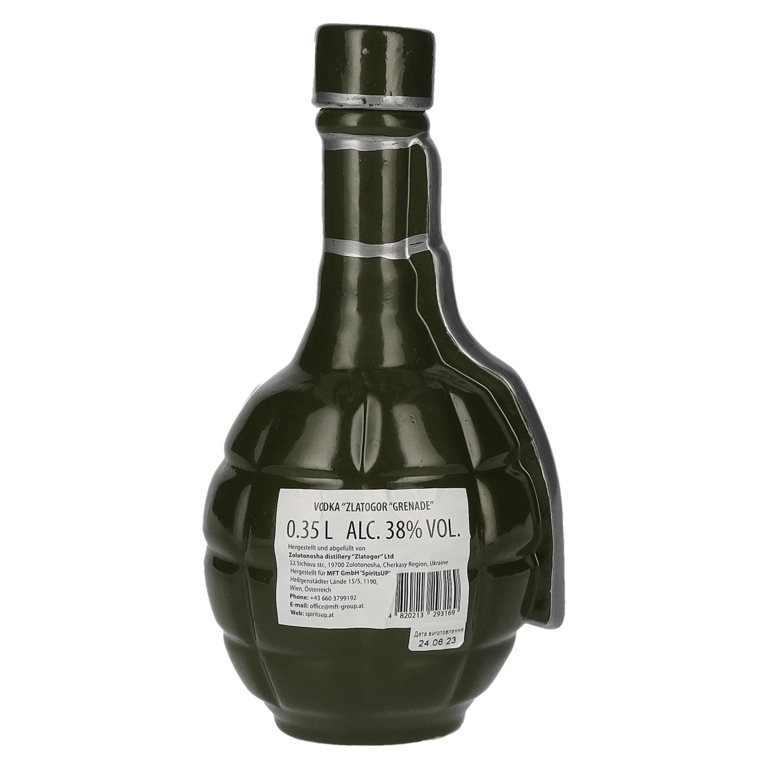 Zlatogor Grenade Vodka 38% vol. 0,35l