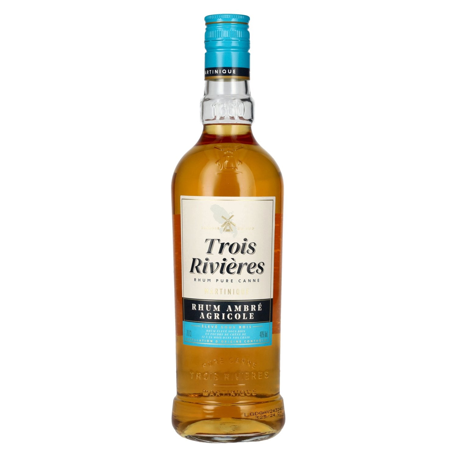 Trois Rivières AMBRÉ AGRICOLE Rhum 40% vol. 0.7 l