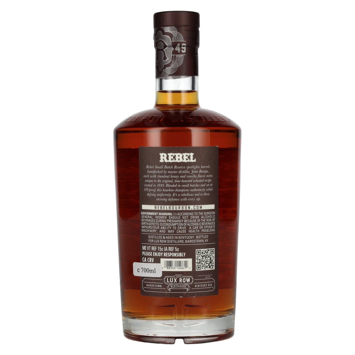 Rebels Small Batch Reserve Kentucky Straight Bourbon Whiskey 55% Vol. 0,7l
