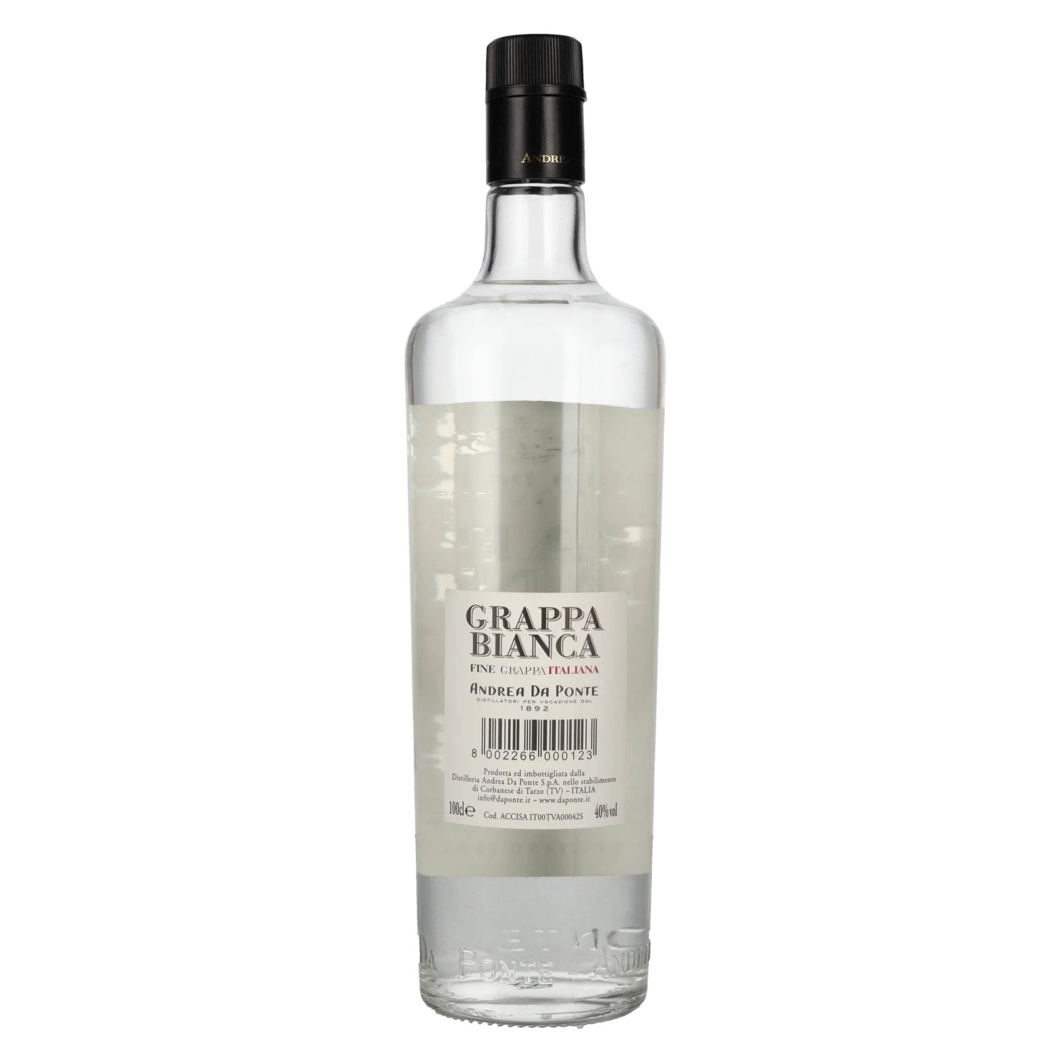 Andrea Da Ponte Fine Grappa Italiana 40% Vol. 1l