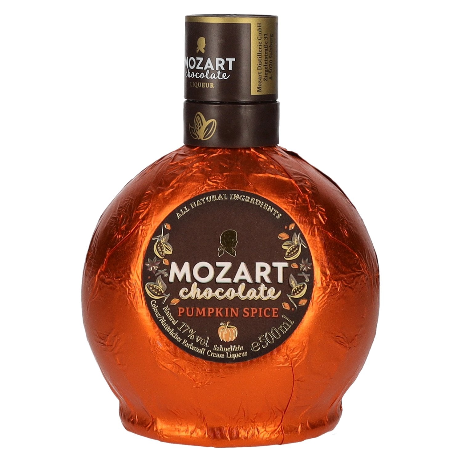 Mozart Chocolate Pumpkin Spice Liqueur de crème 17% vol. 0,5l