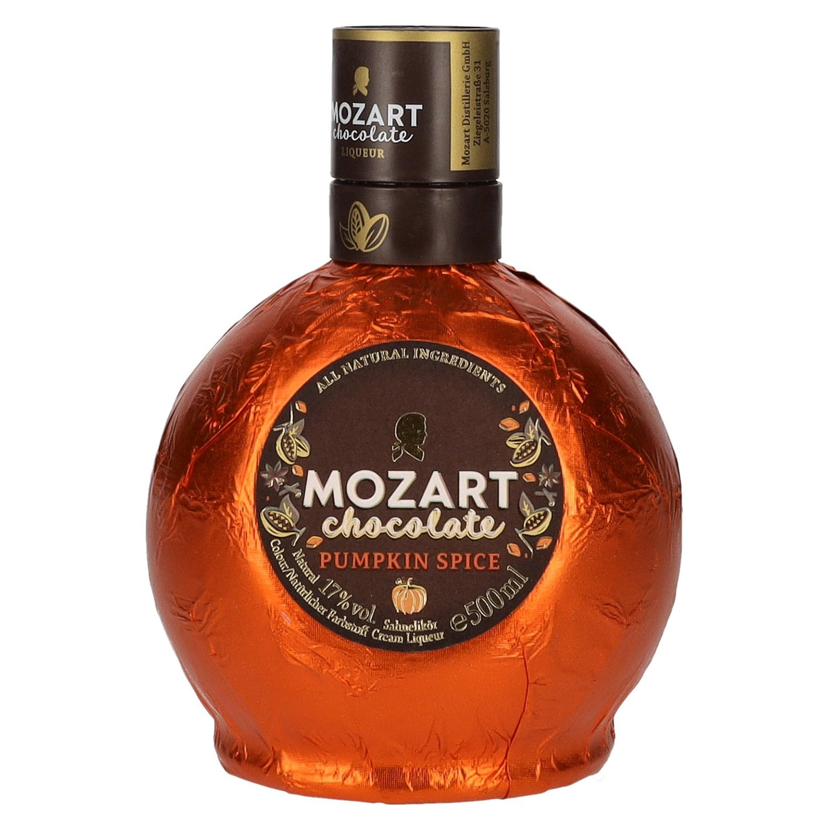 Mozart Chocolate Pumpkin Spice cream liqueur 17% vol. 0.5l
