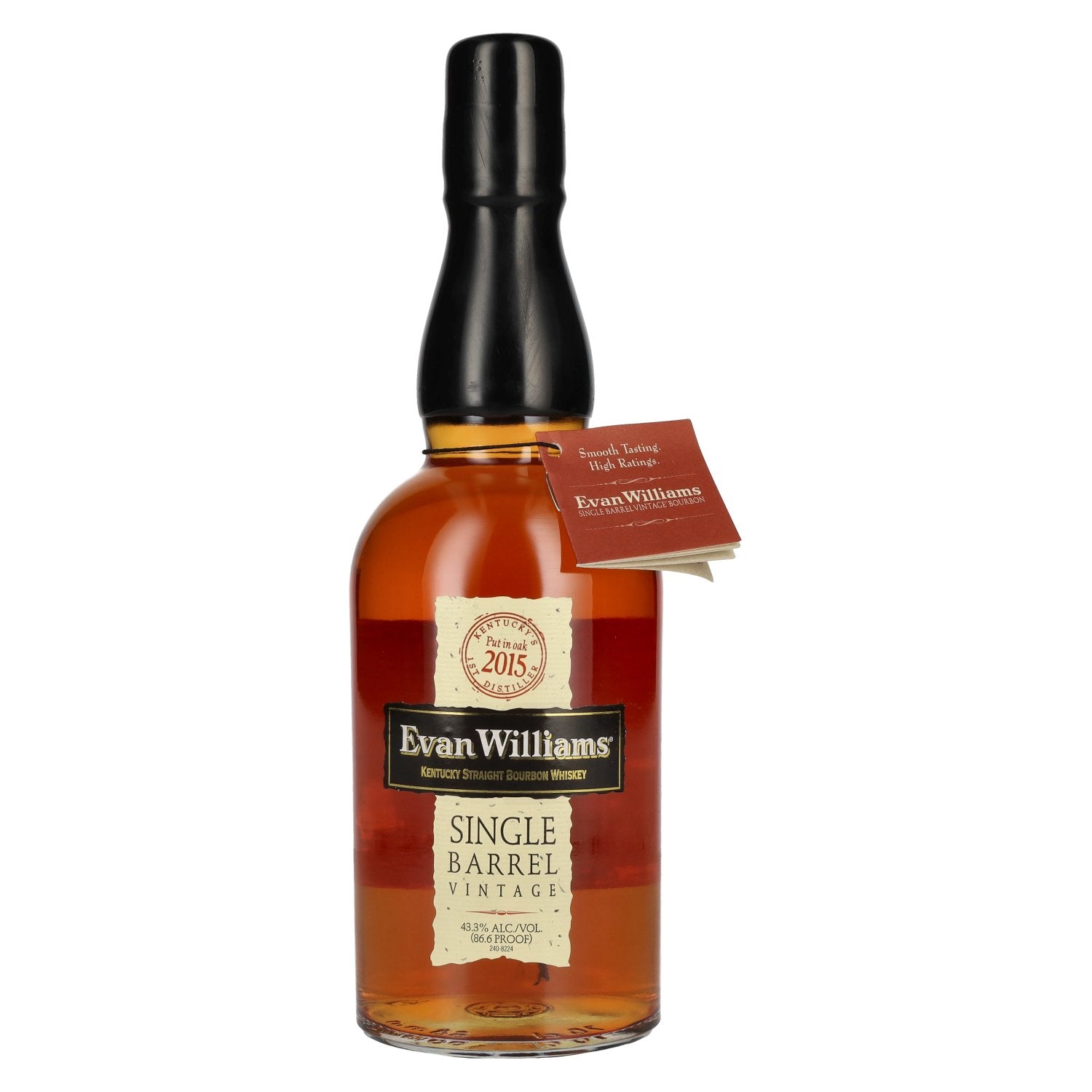 Evan Williams SINGLE BARREL Vintage 2015 43,3% Vol. 0,7l