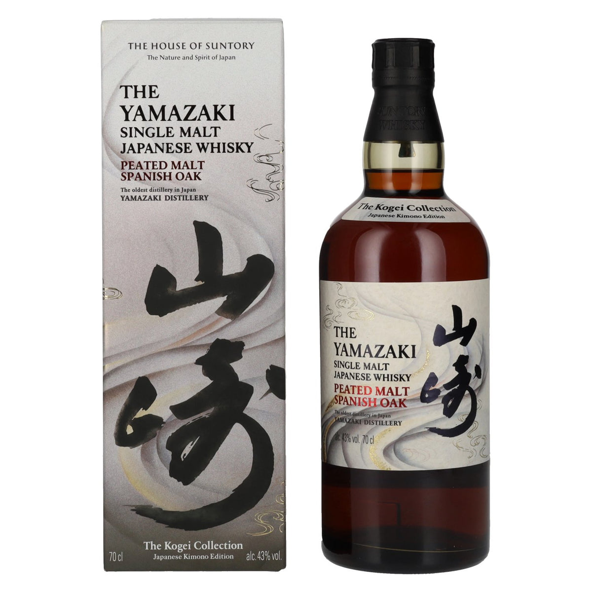 Suntory The Yamazaki Single Malt Peated Spanish Oak Kogei Collection 43% Vol. 0,7l in gift box