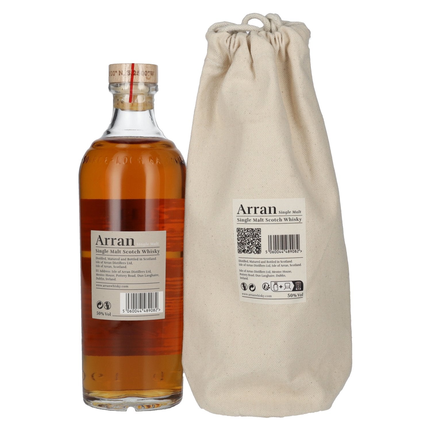 The Arran Malt Signature Series 3 DUERO DISCOVERY Single Malt Scotch Whisky 50% Vol. 0,7l dans un sac en lin