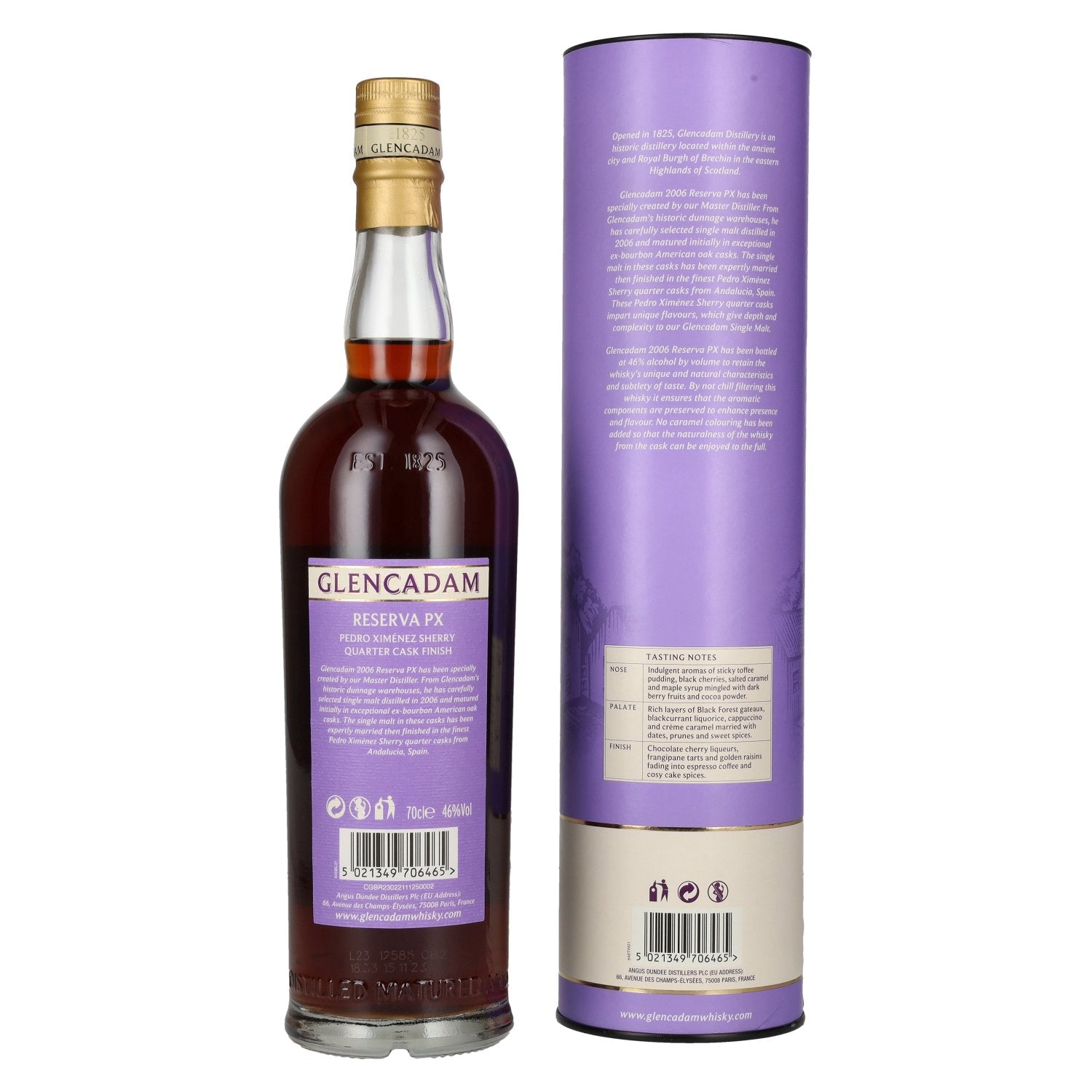 Glencadam 17 Years Old Reserva PX Sherry Quarter Cask Finish 46% Vol. 0,7l in Geschenkbox