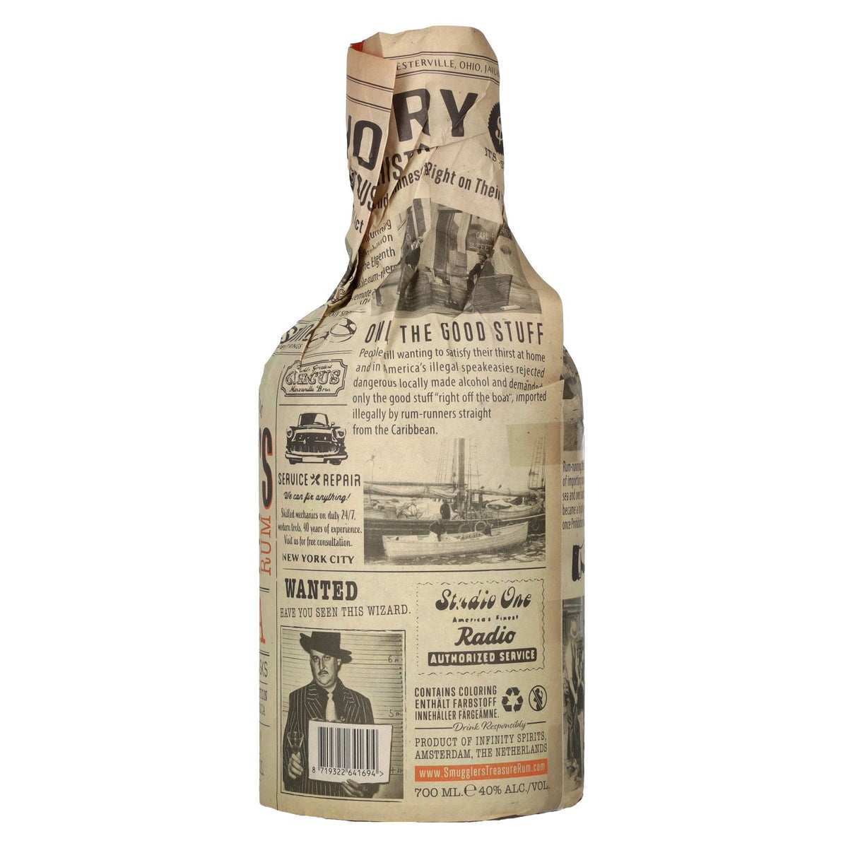 Smuggler's Treasure PANAMA Single Origin Aged Rum 40% Vol. 0,7l