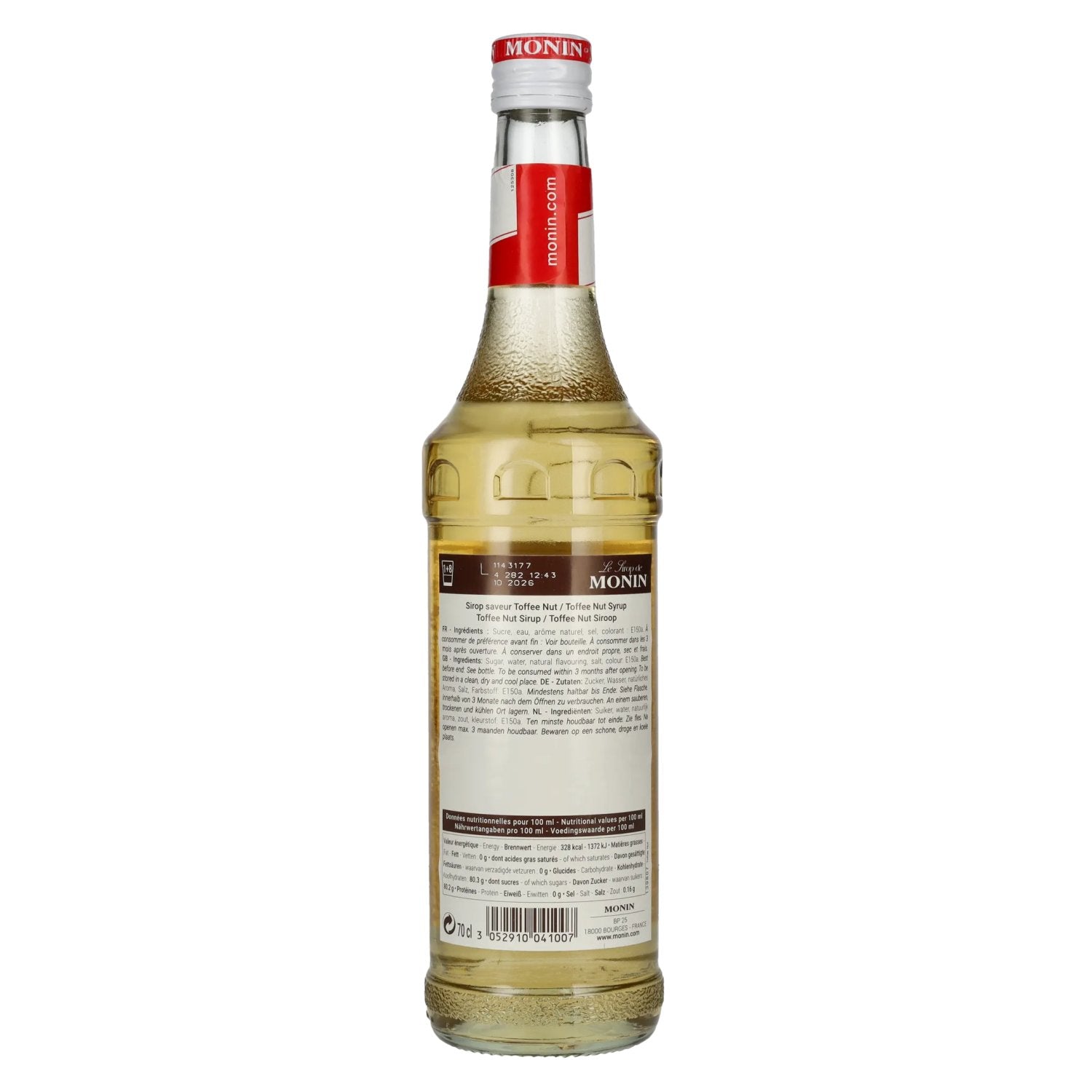 Le Sirop de Monin CARAMEL WITH NUTS 0,7l