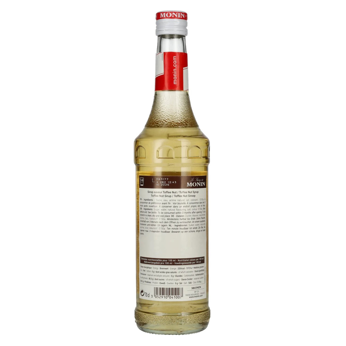 Le Sirop de Monin KARAMELL MIT NUSS 0,7l