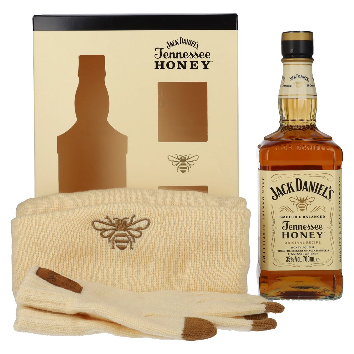 Jack Daniel's Tennessee HONEY 35% Vol. 0.7l with winter set