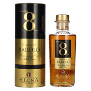 Sibona 8 Anni Invecchiata Grappa di BAROLO 44% Vol. 0,5l in gift box
