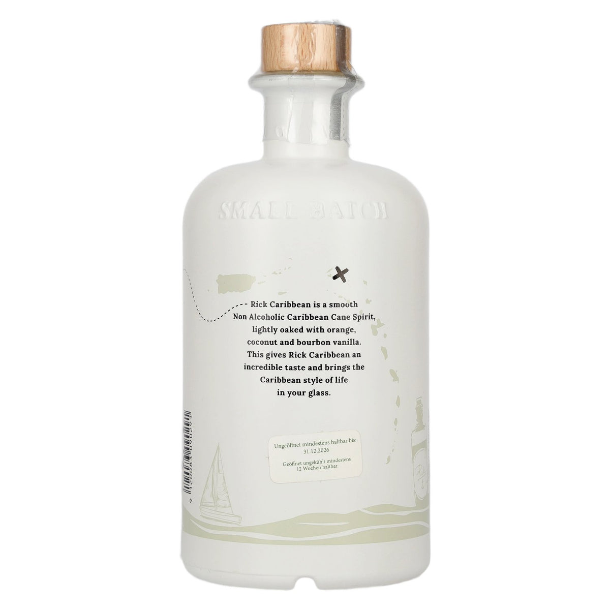 Rick Caribbean White Cane Spirit sans alcool 0,5 l