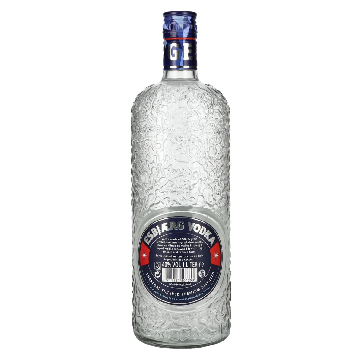 Esbjaerg Vodka 100 % pure et naturelle, 40 % vol., 1 l