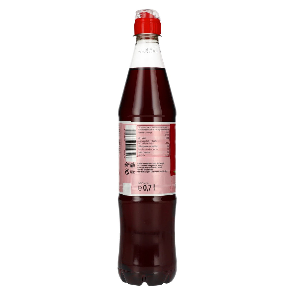 Spitz raspberry fruit syrup 0.7l PET