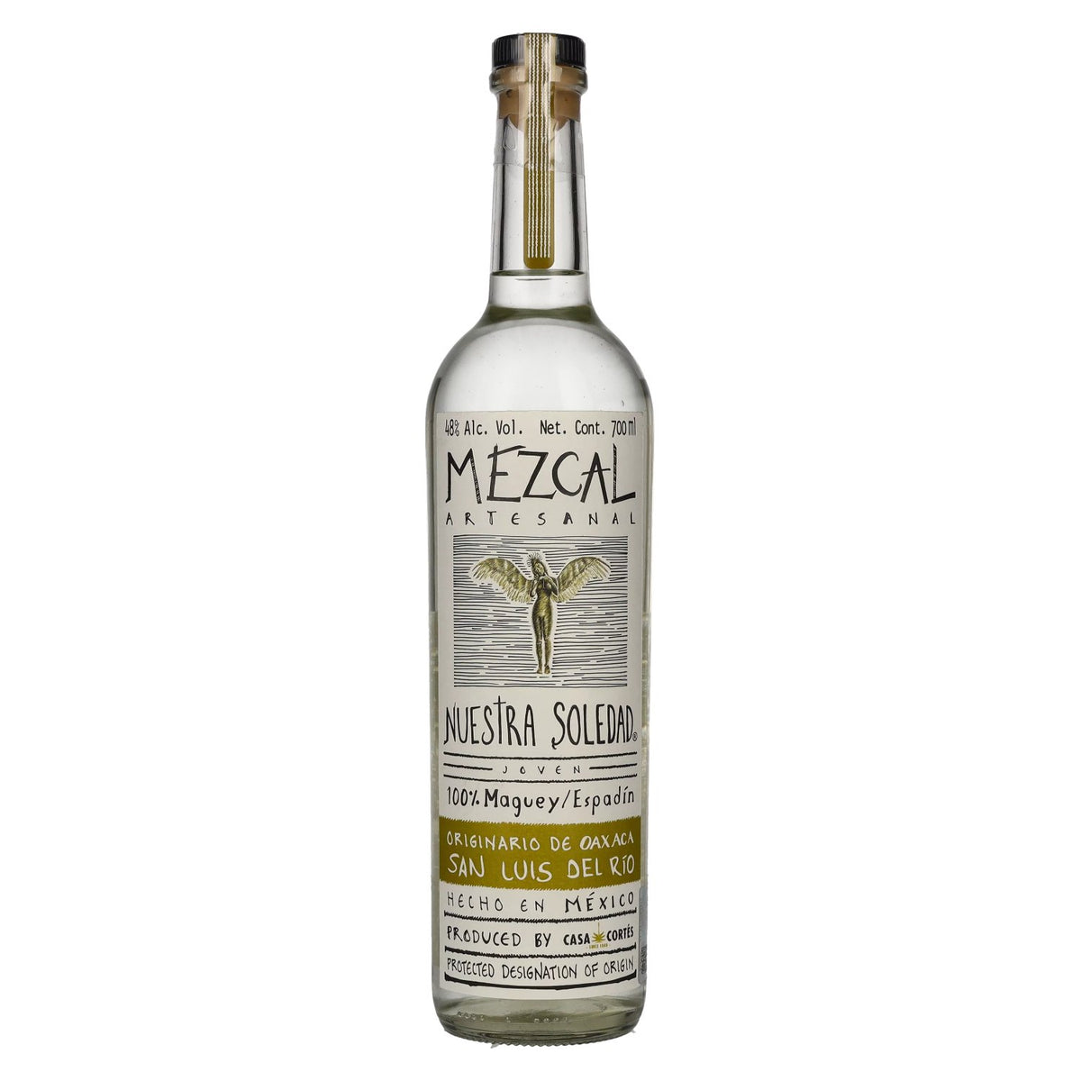 Nuestra Soledad Mezcal Joven SAN LUIS DEL RIO 48% Vol. 0,7l