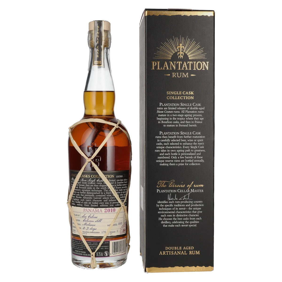 Plantation Rum PANAMA 2010 Single Cask Sherry Finish by delicando 2023 50,3% Vol. 0,7l in gift box