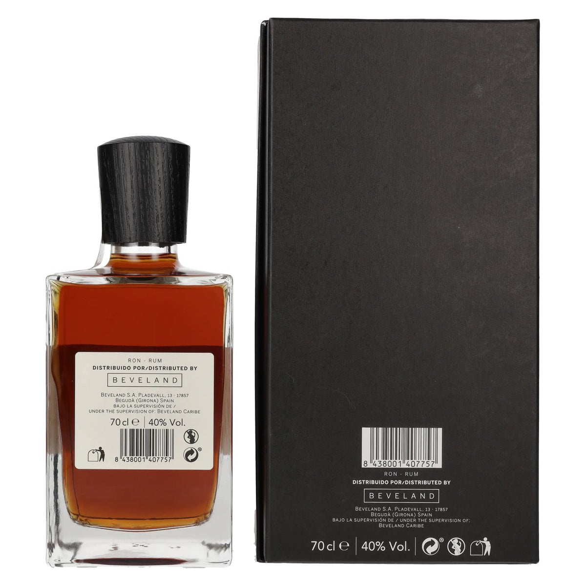 Relicario Ron Dominicano PEATED FINISH 40% vol. 0,7l en boîte cadeau