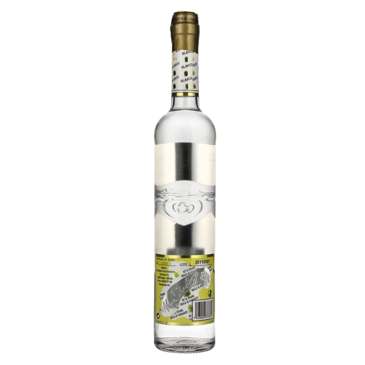 Corralejo Tequila BLANCO 100 % d'agave, 38 % vol., 0,7 l