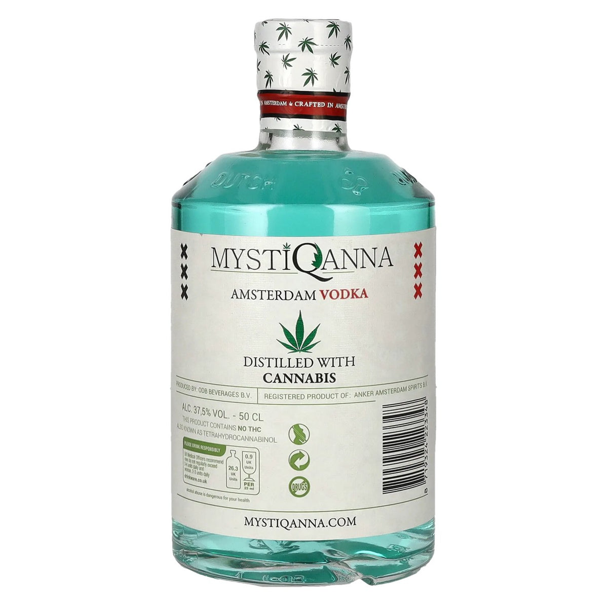 MystiQanna Amsterdam Vodka 37,5% Vol. 0,5l