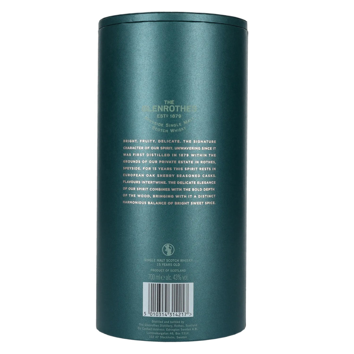 The Glenrothes The 15 Speyside Single Malt 43% Vol. 0,7l in gift box