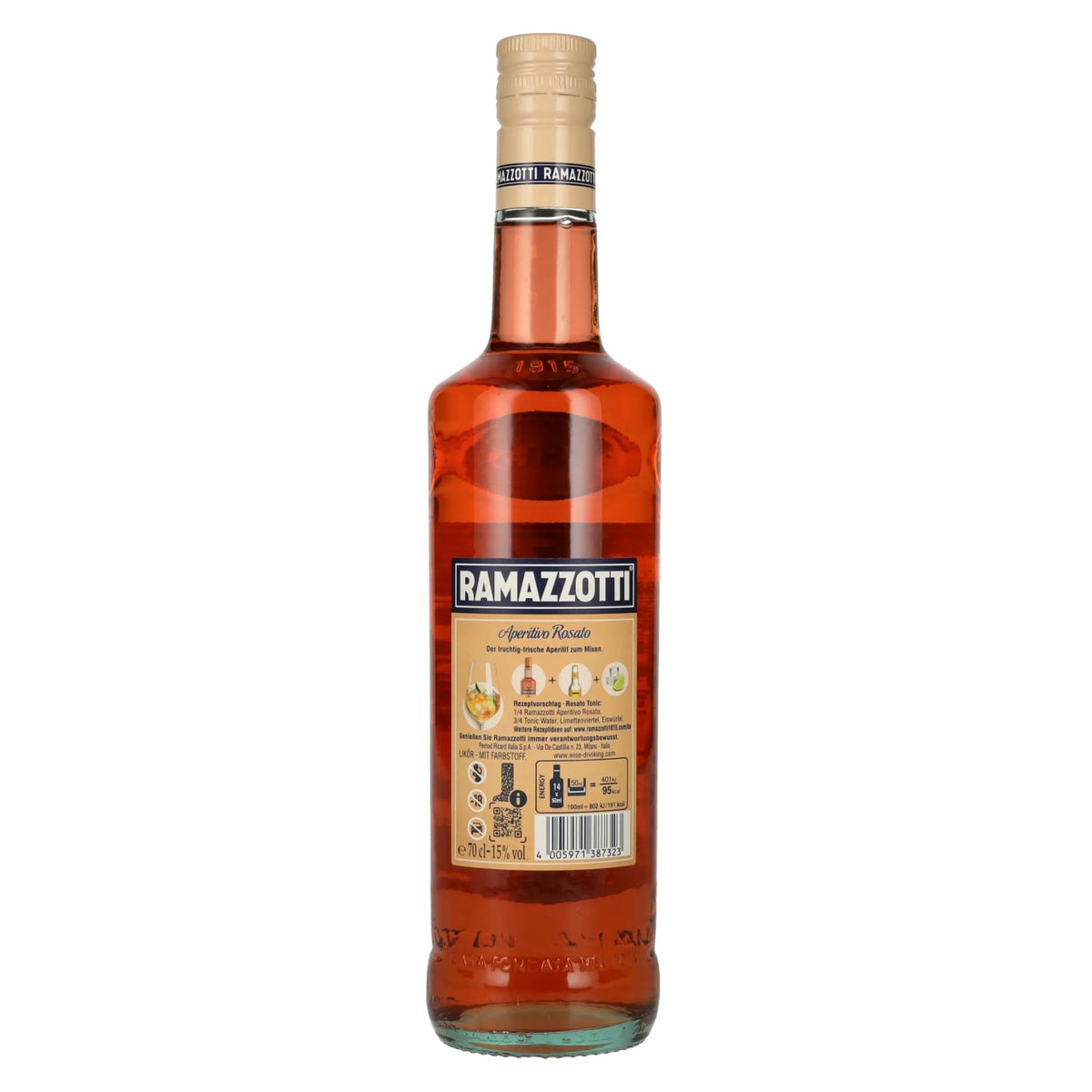 Ramazzotti Aperitivo Rosato 15% Vol. 0,7l