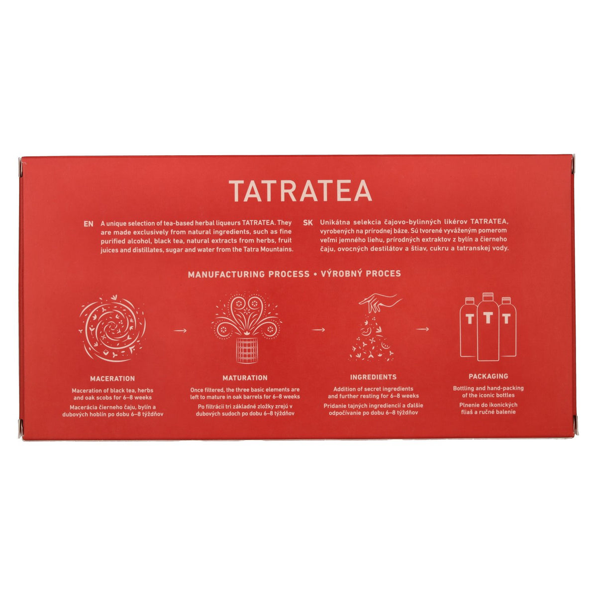 TATRATEA Tasting Set Red 48,6% Vol. 5x0,04l in Geschenkbox