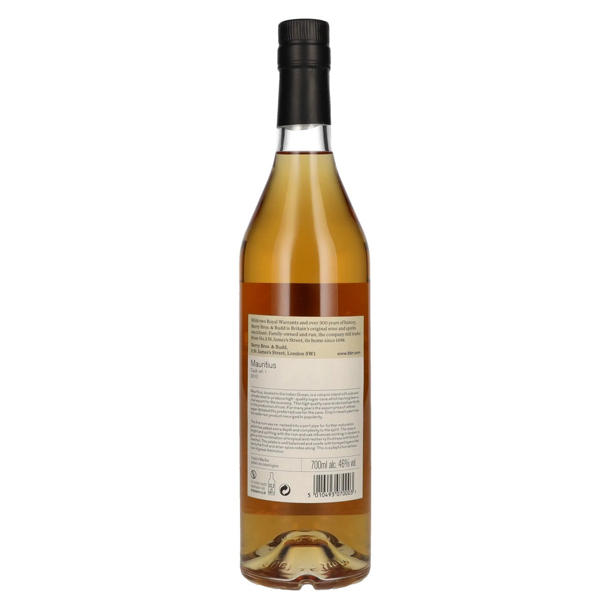 Berry Bros. &amp; Rudd MAURICE Rhum 9 ans d'âge 46 % vol. 0,7 l
