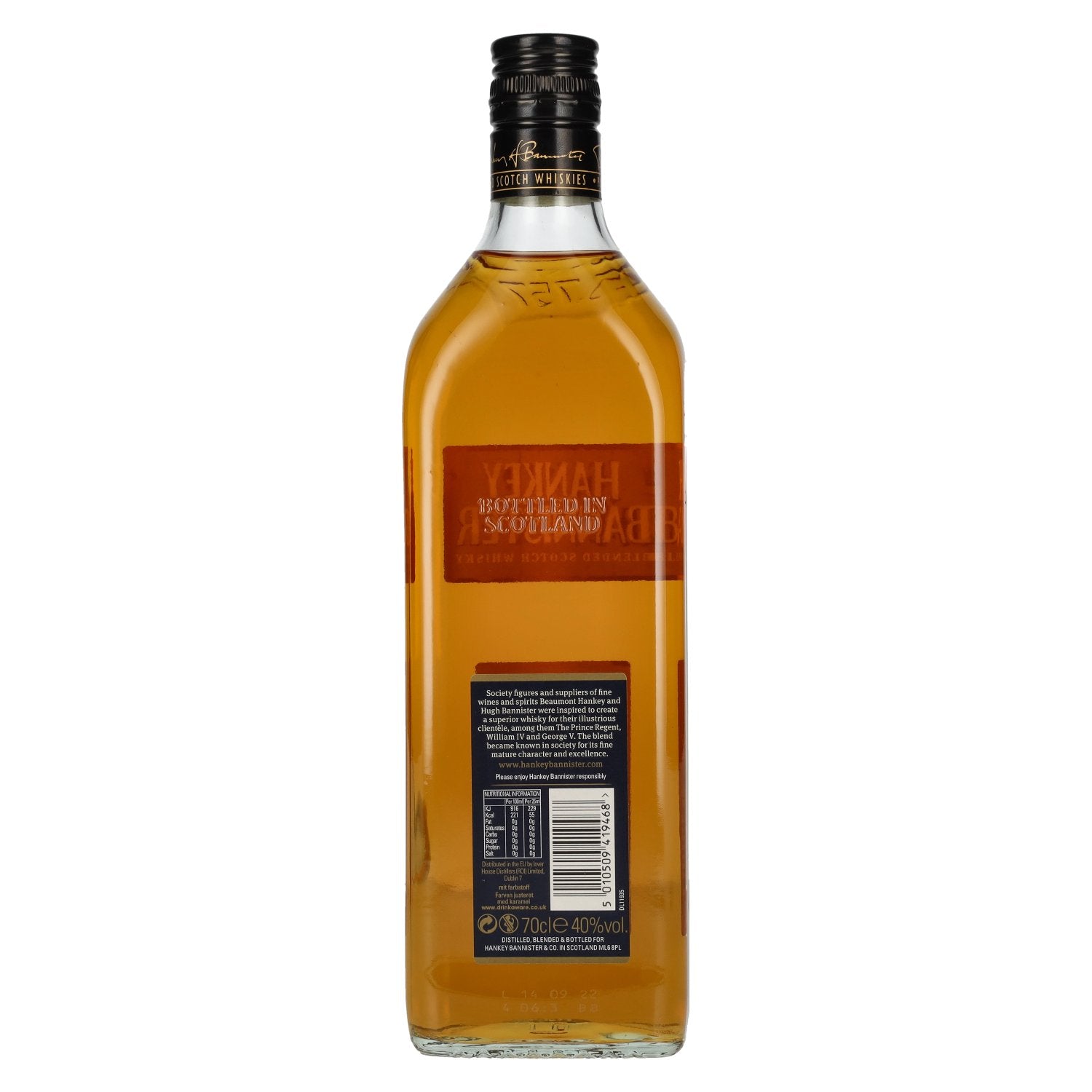 Hankey Bannister REGENCY 12 Years Old Blended Scotch Whisky 40% Vol. 0,7l