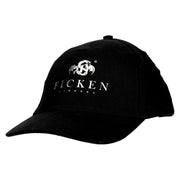 Ficken Liquors Kappe mit Silberdruck schwarz