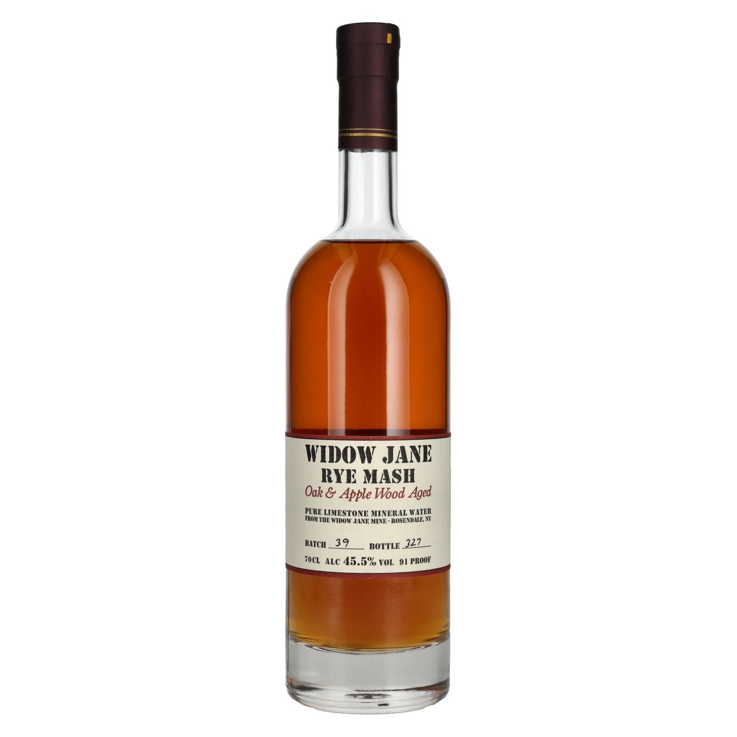 Widow Jane Rye Mash Oak &amp; Apple Wood Aged 45,5% Vol. 0,7l