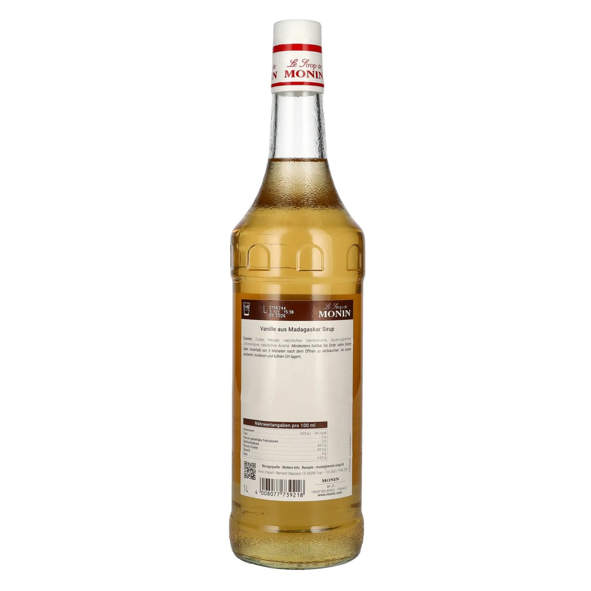 Le Sirop de Monin VANILLE Madagaskar 1l