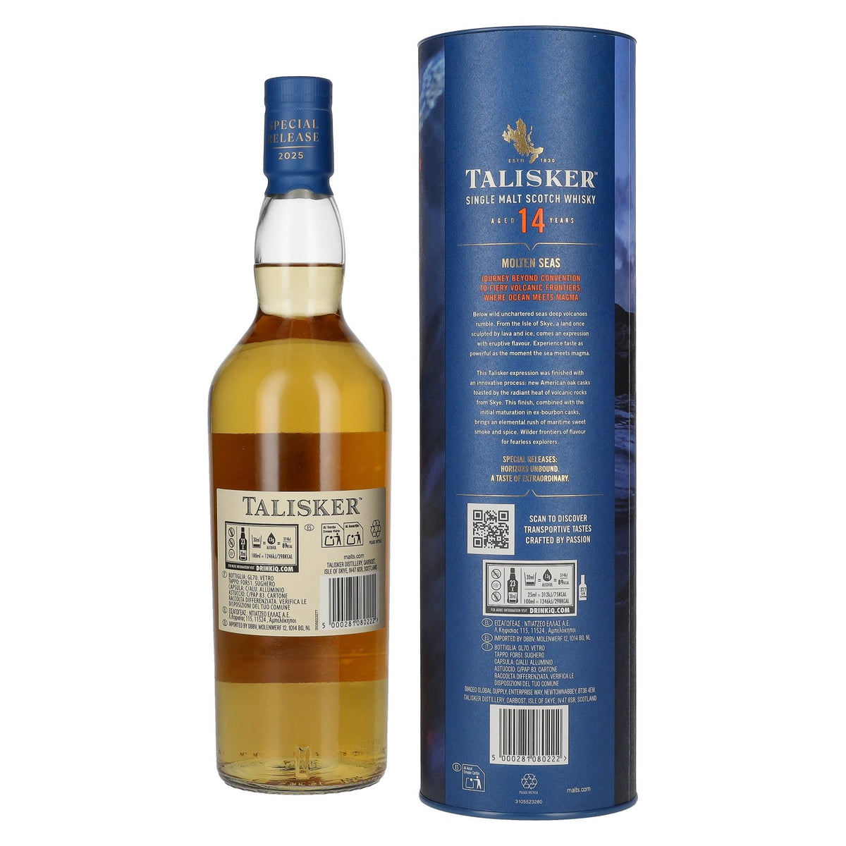 Talisker 14 Years Old MOLTEN SEAS Single Malt Special Release 2025 53,9% Vol. 0,7l in gift box