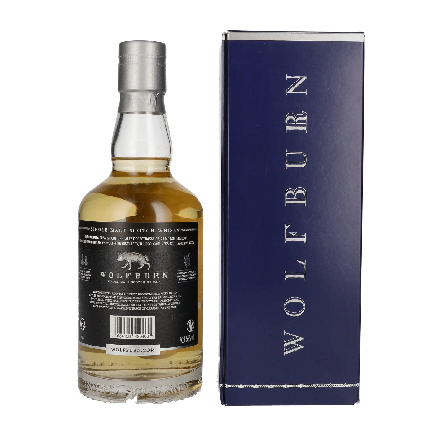 Wolfburn LANGSKIP Single Malt Scotch Whisky 58% vol. 0,7l en boîte cadeau