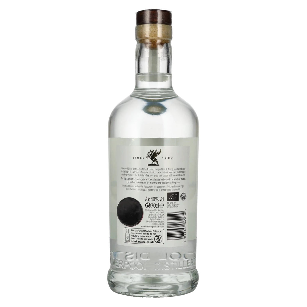 Liverpool Organic Dry Gin 40% Vol. 0,7l