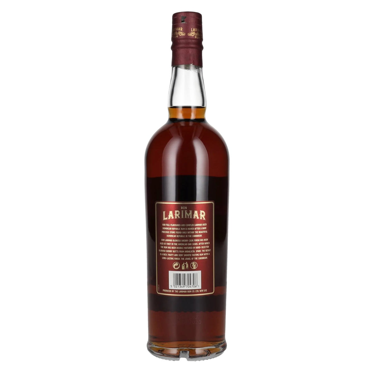 Ron Larimar 5 Years Old Small Batch Rum Oloroso Sherry Cask Finish 40% Vol. 0,7l