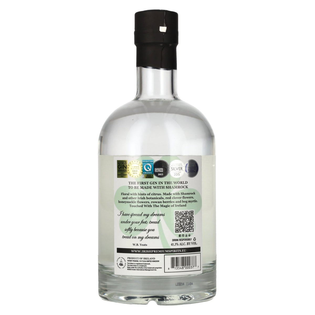 The Exíles Irish Gin 41,3% Vol. 0,7l
