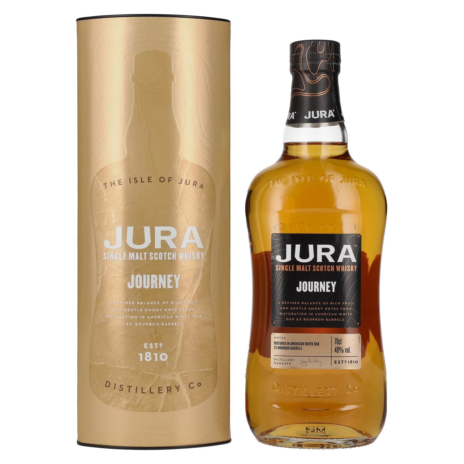 Jura JOURNEY Single Malt Scotch Whisky 40% Vol. 0,7l in gift box