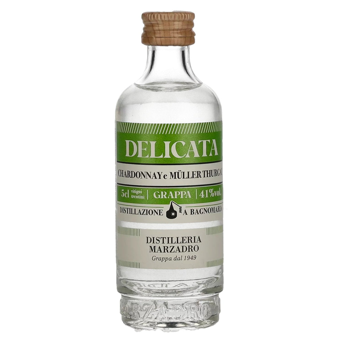 Marzadro DELICATA Grappa 41% vol. 0,05l