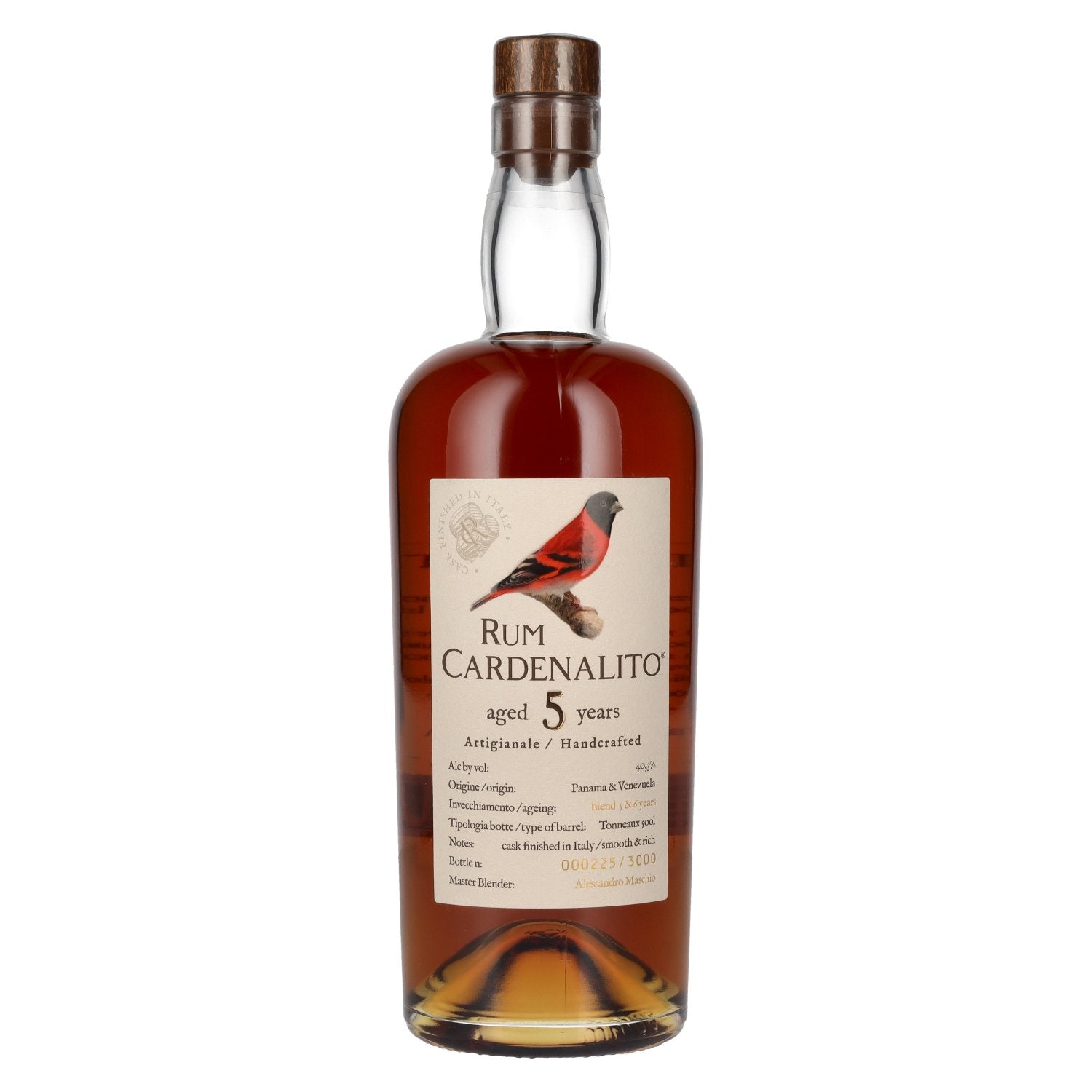 Rhum Cardenalito 5 Years Old Handcrafted Rum 40,3% Vol. 0,7l