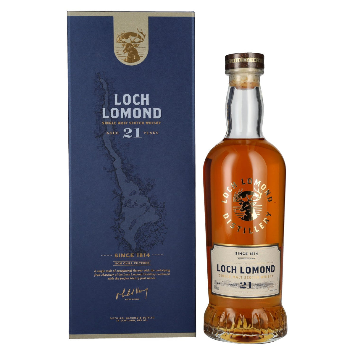 Loch Lomond 21 Years Old Single Malt 46% Vol. 0,7l en coffret cadeau