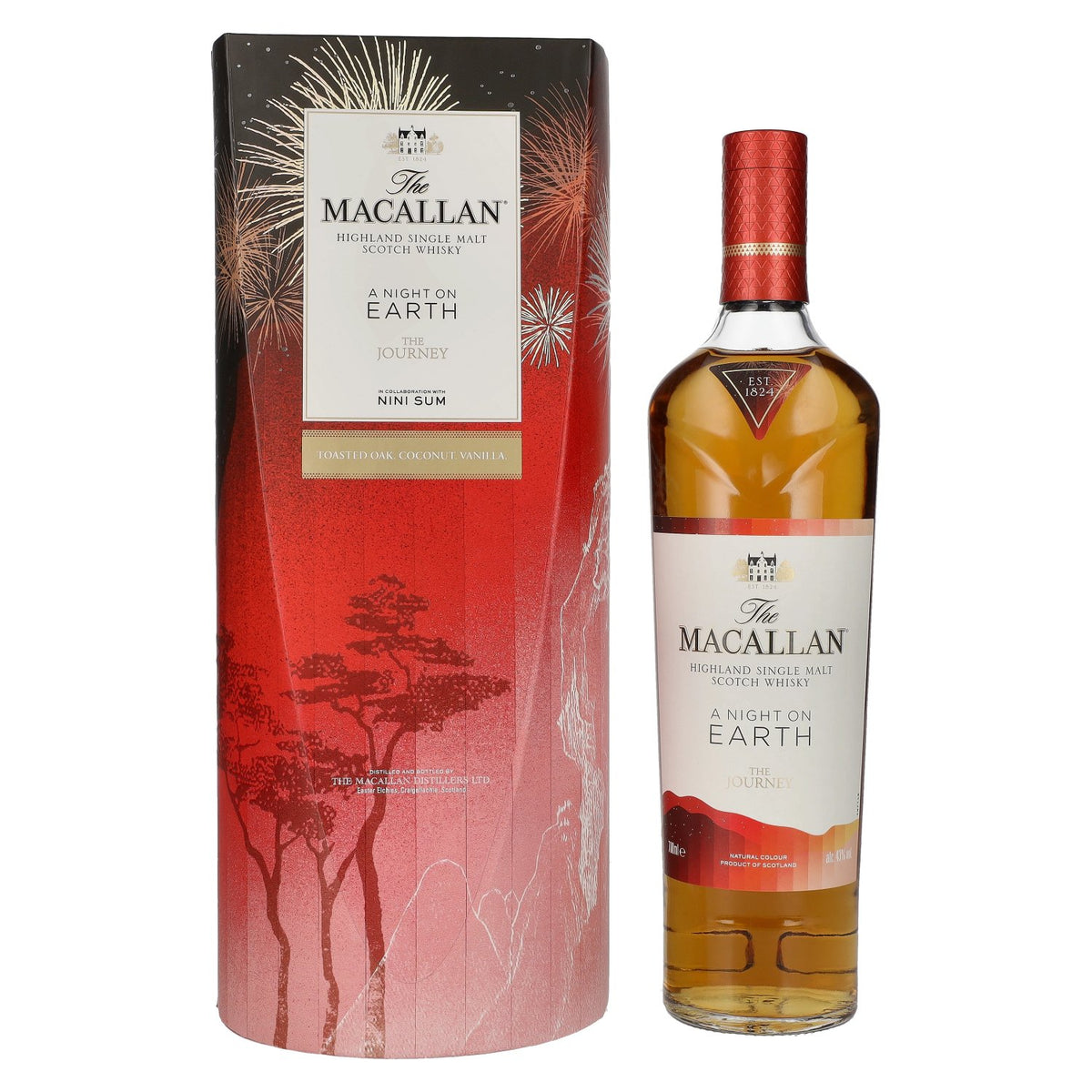 The Macallan A NIGHT ON EARTH THE JOURNEY 2023 43% Vol. 0,7l in gift box