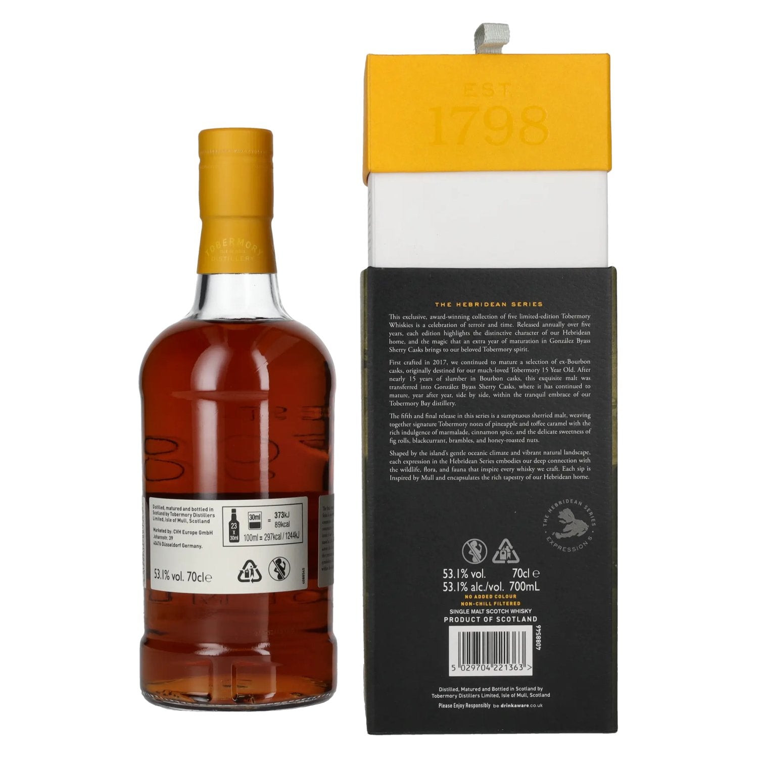 Tobermory 27 Years Old EXPRESSION 5 Single Malt Scotch Whisky 53,1% Vol. 0,7l en boîte cadeau