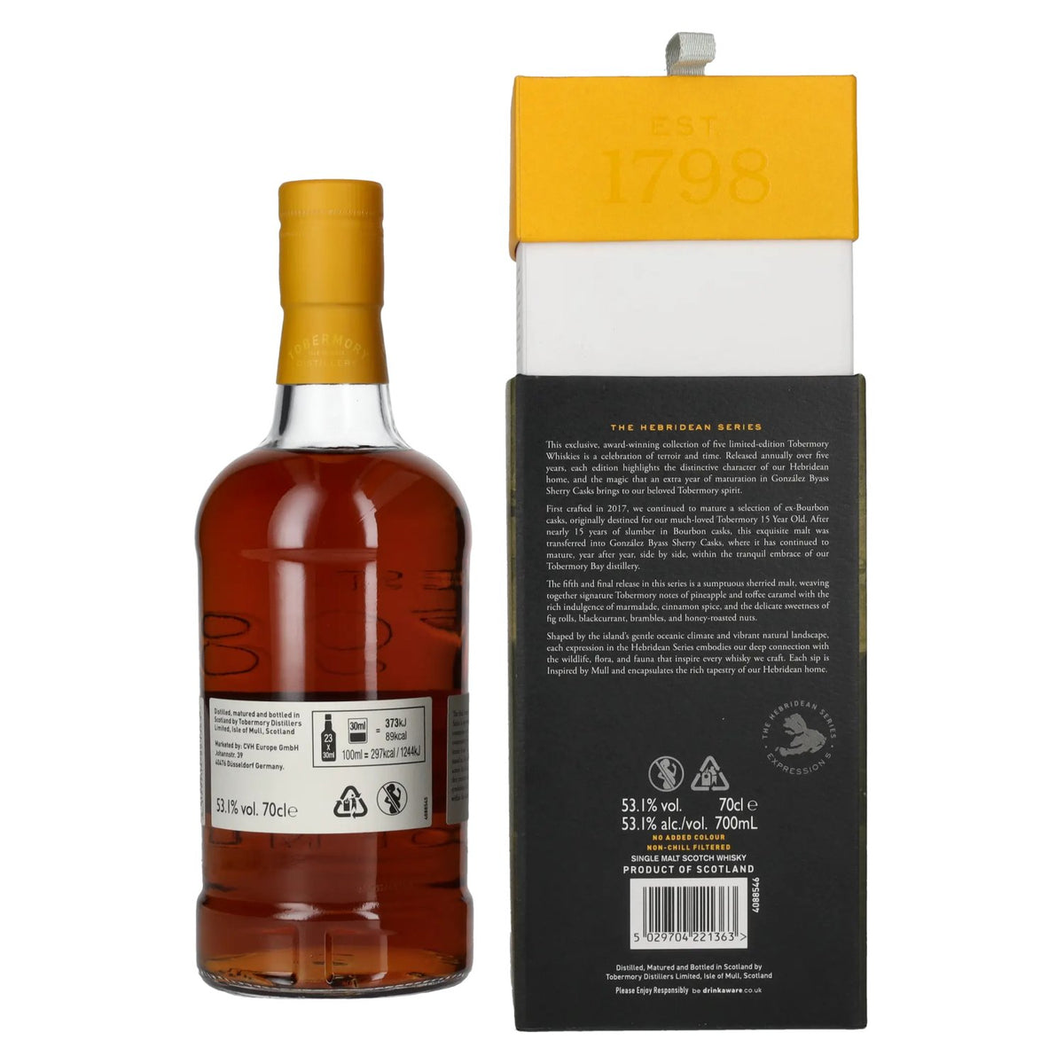 Tobermory 27 Years Old EXPRESSION 5 Single Malt Scotch Whisky 53,1% Vol. 0,7l in Geschenkbox