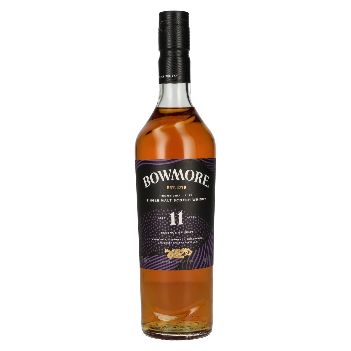 Bowmore 11 ans d'âge ESSENCE OF ISLAY Édition exclusive pour les voyages 40 % vol. 0,7 l