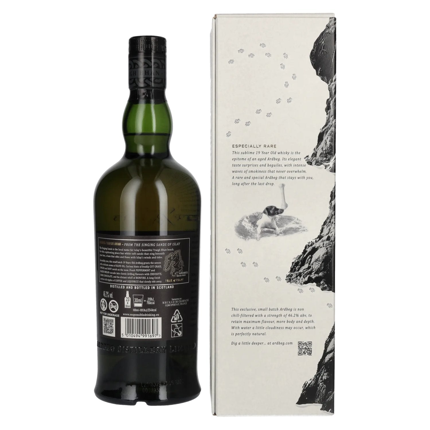Ardbeg TRAIGH BHAN 19 Years Old Batch No. 6 46,2% Vol. 0,7l en coffret cadeau