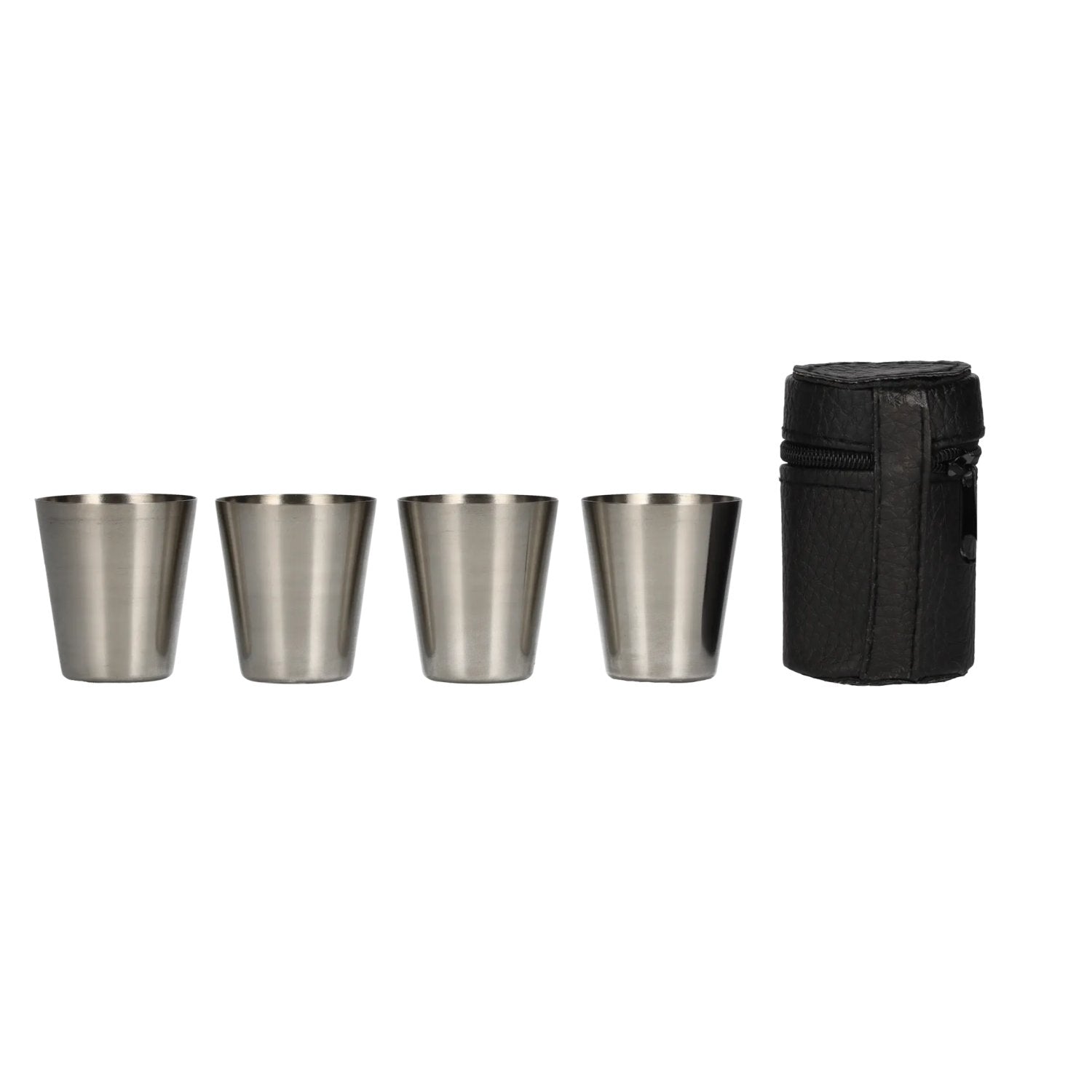 Jack Daniel's Shot Cups dans un sac en similicuir