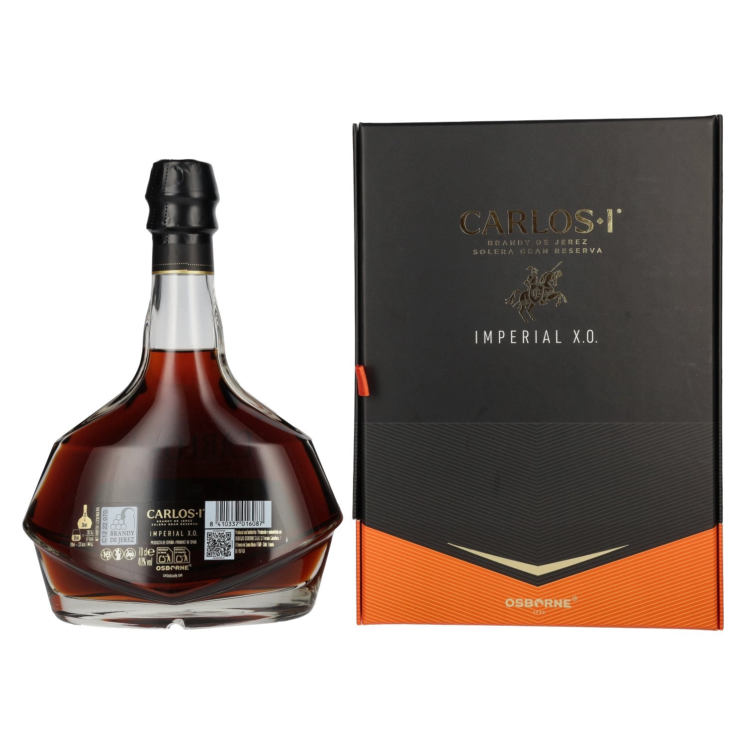 Carlos I Imperial X.O. Solera Gran Reserva Brandy de Jerez 40% Vol. 0,7l in Geschenkbox